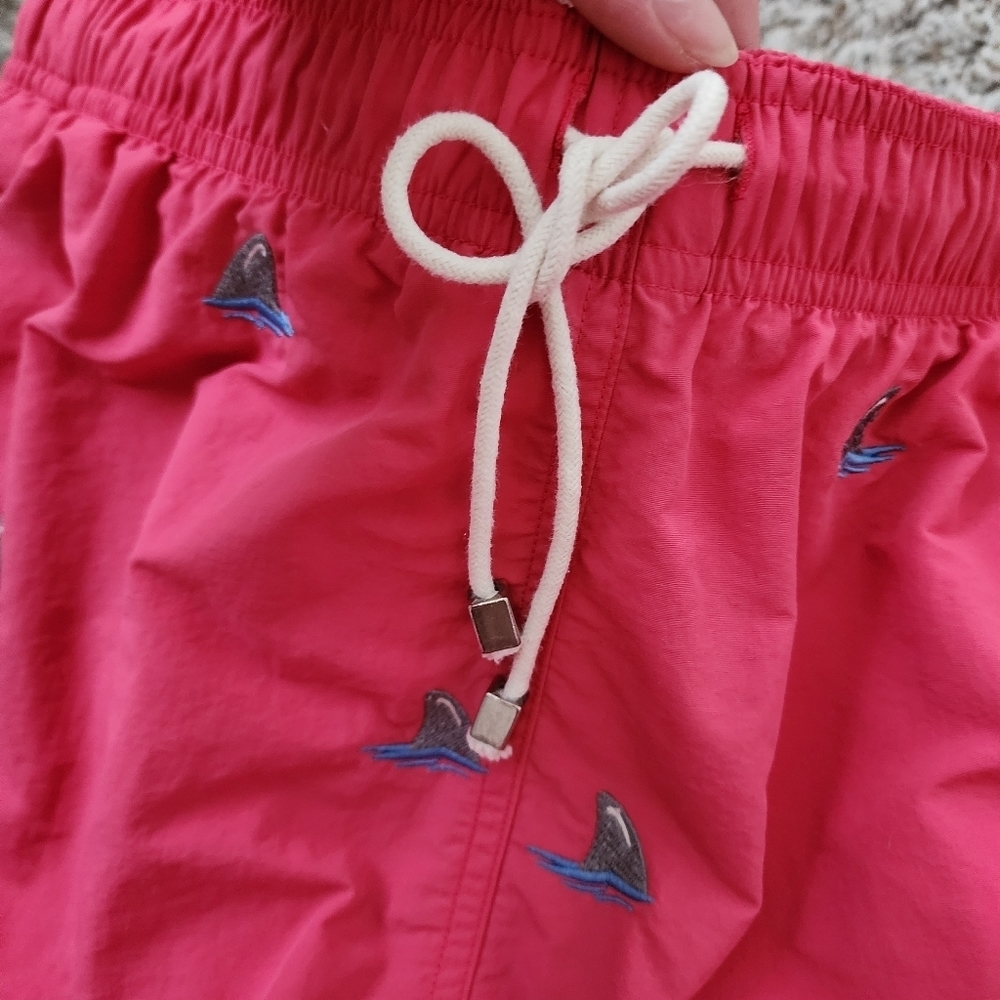J. MCLAUGHLIN pink boardshorts nautical preppy size M - Picture 6 of 9